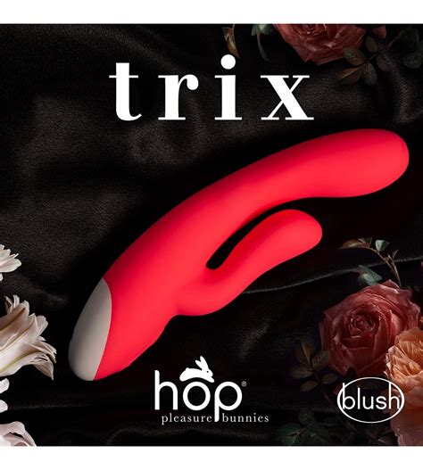 Hop Trix Vibrating Functions Strong Rumbly Platinum Silicone
