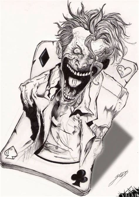 Kings Queens And Jokers Joker Drawings Joker Artwork Dark Art