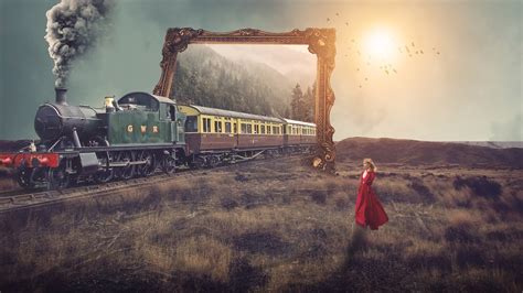 The Train Photoshop Manipulation Tutorial Fantasy Artwork Youtube