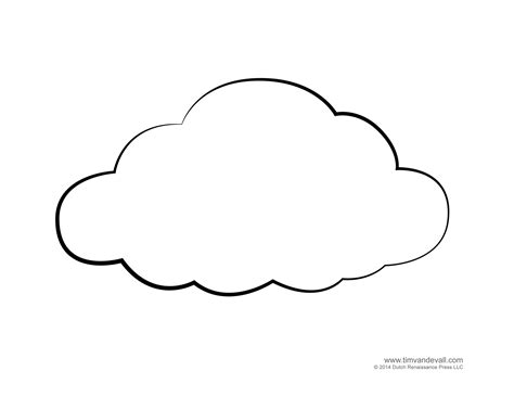 Free Cloud Outline Download Free Cloud Outline Png Images Free