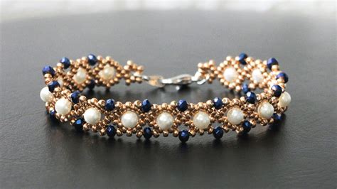 Simple Pearl Beaded Bracelet Tutorial How To Make Jewelry Youtube