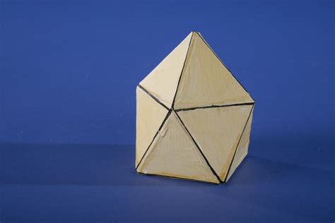 Polyhedron Model By Martin Berman Gyroelongated Square Pyramid
