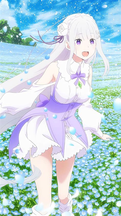 Emilia Rezero Chica Anime Wallpaper De Anime Dibujos De Anime