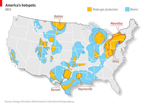Map Us Shale Oil Fields