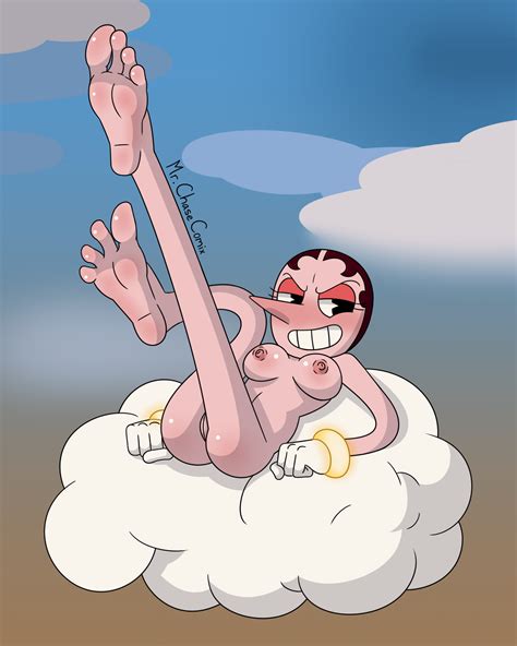 Rule 34 Ass Barefoot Breasts Clouds Cuphead Game Feet Female