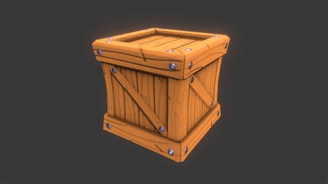 Stylized Crate 3d Model By Judiethai [33a3fd5] Sketchfab