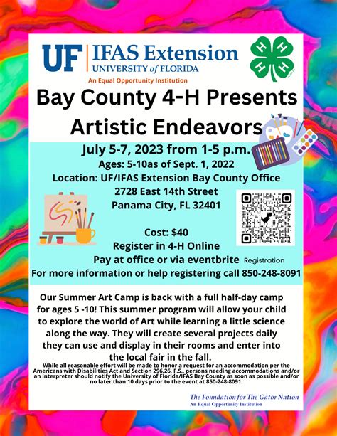 Bay County 4 H Camps Are In Full Swing Ufifas Extension Bay County