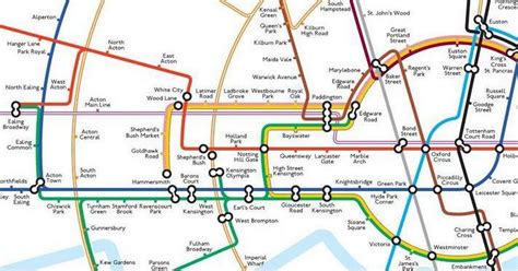 Bored Of The Traditional London Underground Map Check Out These