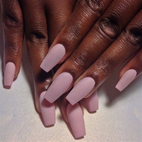 Matte Pastel Pink Nails Pink Nails Pastel Pink Nails Cute Nails
