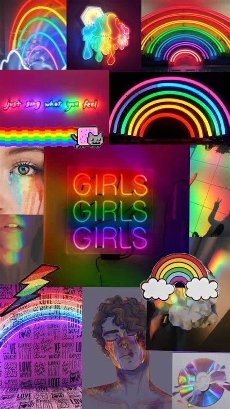 Радужная картинка для девочек Rainbow Wallpaper Iphone Rainbow