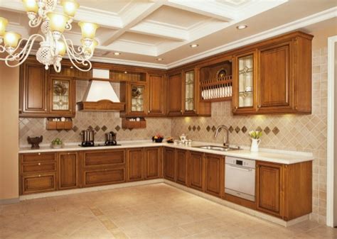 American Alder Solid Wood Kitchen Cabinet V Sf010 China Solid Wood