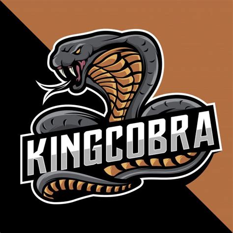 Mascot King Cobra Esport Logo King Cobra Mascot Game Logo Design