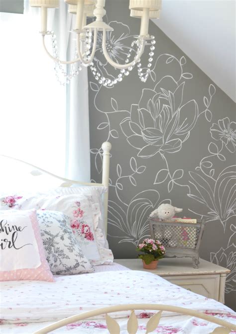 Girls Room Accent Wall My Pink Life