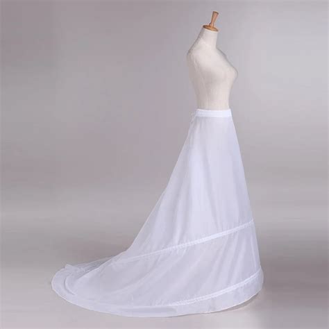 2014 Free Shipping In Stock Petticoat 2 Hoops White Mermaid Wedding
