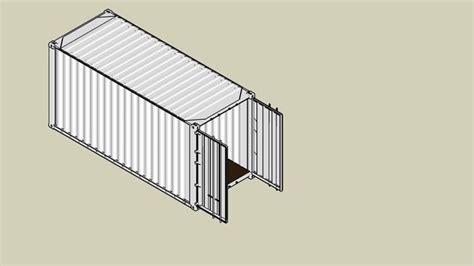 Sketchup Components 3d Warehouse Shipping Container 20feet