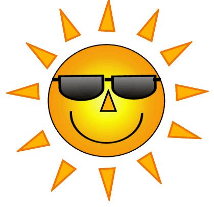 Cartoon Sun With Sunglasses Clipart Best