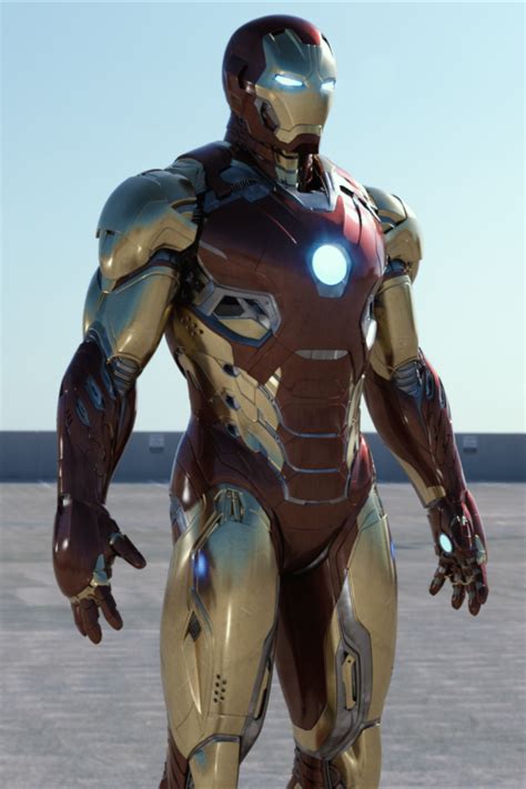 Ironman Mark 45 3d Model In 2021 Iron Man Avengers Iron Man Comic