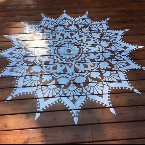 Das ist das neue ebay. Radiance Mandala Stencil For Walls - MANDALA WALL STENCIL ...