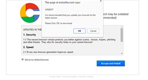Chrome Security Update Virus Pop Up Removal Guide Mac