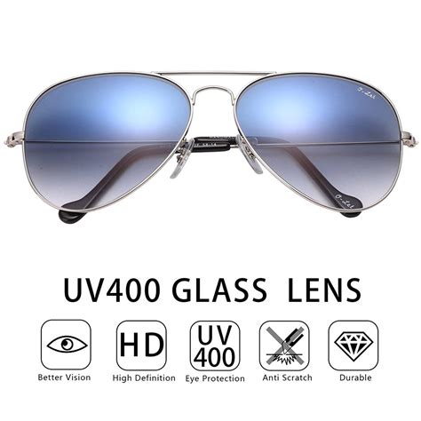 Men S Sunglasses Oversized Let Oversized Sunglasses Aviators Gradient Silver Frame Blue