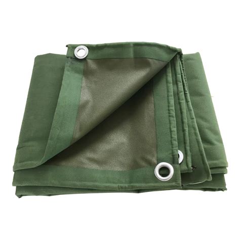 Buy Kx Life Canvas Tarp 23 Mil Heavy Duty Tarp With Rust Grommets And Waterproof Coating Durable