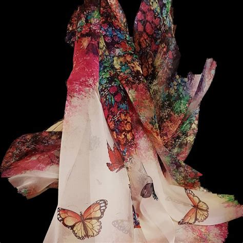 Beautiful Butterfly Silk Scarf Wrap Silk Scarves Australia Panae