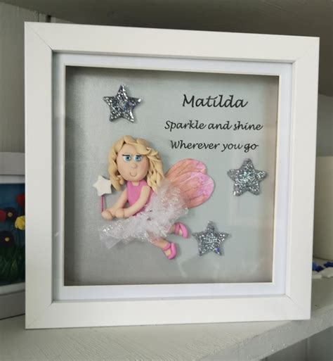 Personalised Fairy Picture Fairy Art T For Her Fairy Figure