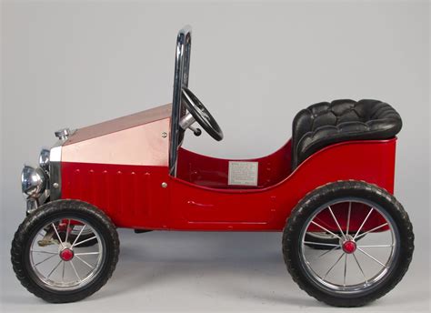 Red 1938 Model T Childs Ride On Reproduction Pedal Car