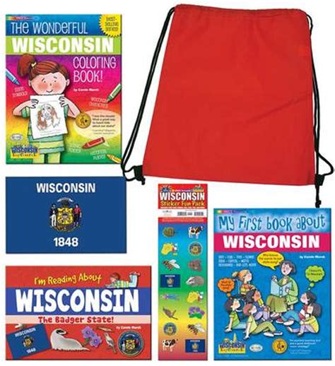 Wisconsin Fun Facts For Kids Book Set Wisconsinmade Artisan Collective