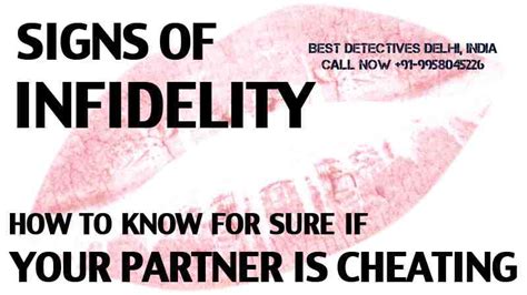 Top 5 Signs Of Infidelity