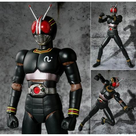 Model โมเดล งานแท้ 100 Bandai Tamashii Nations S H Figuarts Kamen Rider Black ไอ้มดแดง มาสค์ไร