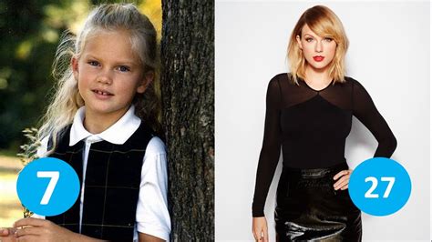 Taylor Swift Before And After From 1 To 27 Years Old Youtube
