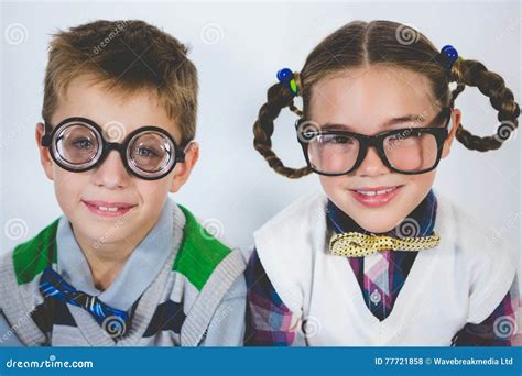 Portrait Of Smiling Kids In Classroom Stock Photo Image Of Girl