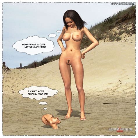 Page 3 Adult Empire Comics Facesitting Fantasies Beach Erofus Sex