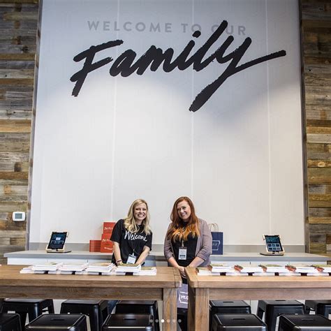 … and any table in that document should be centered. New Life Church Searcy - Church Lobby - Welcome Desk ...