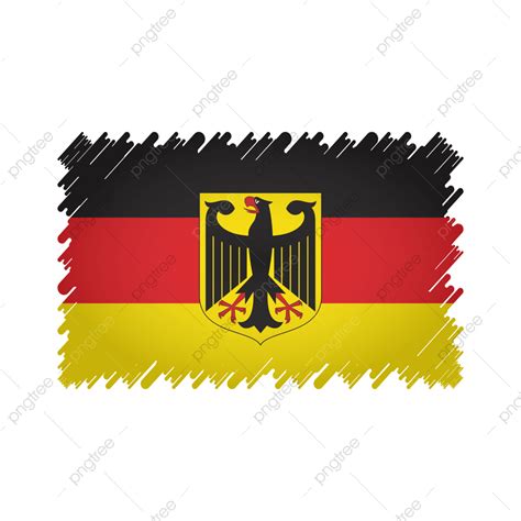 Gambar Desain Vektor Png Bendera Jerman Jerman Bendera Png Png Dan Vektor Dengan Background