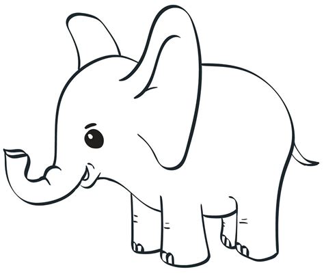 67 Coloring Pages Of Cute Baby Elephant Best Coloring Pages Printable
