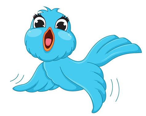 Bird Clip Art Transparent Blue Bird Png Cartoon Picture Png Download