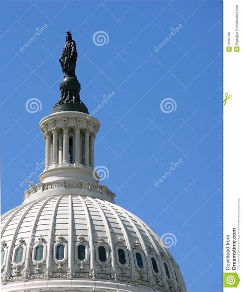 Dome Of United States Capitol Stock Photo Image Of America House