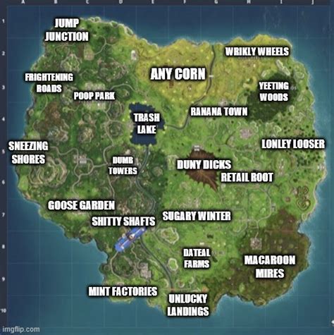 Fortnite Map Meme