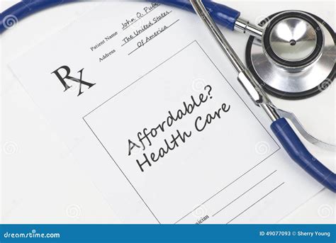 Affordable Healthcare Stock Image Image Of Care Health 49077093