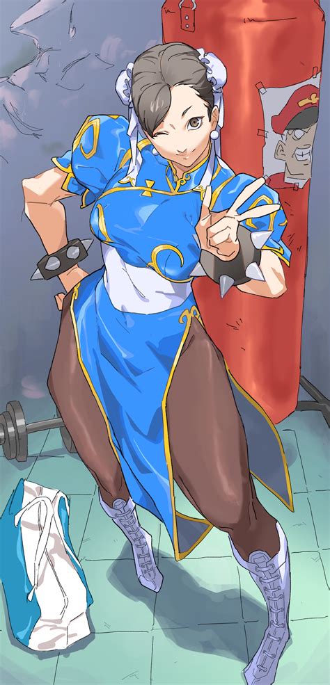 Chun Li And M Bison Street Fighter And More Drawn By Pretty