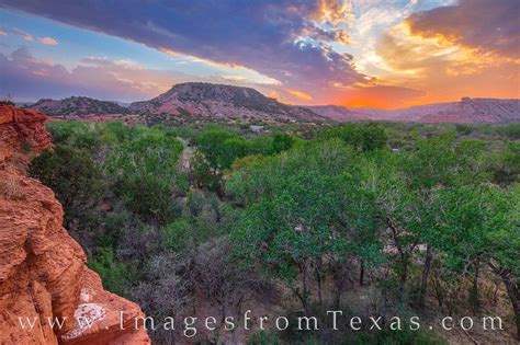 Sunset Over Hackberry 501 1 Palo Duro Canyon Images From Texas