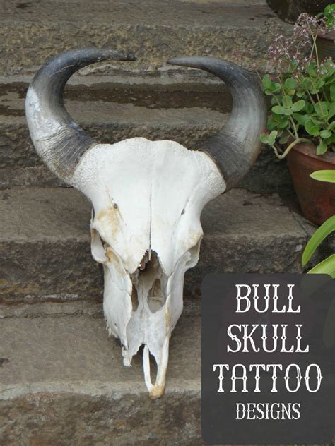 Bull Skull Tattoo Designs And Meanings Tatring