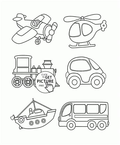 Free printable coloring pages to print for kids. Transport Drawing at GetDrawings | Free download