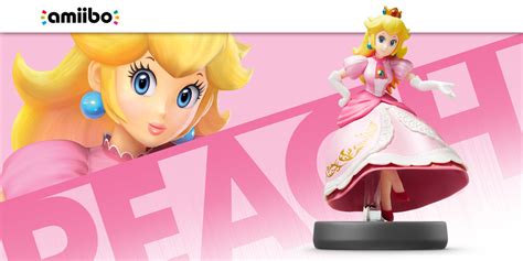 Peach Amiibo Super Smash Bros Collection Nintendo
