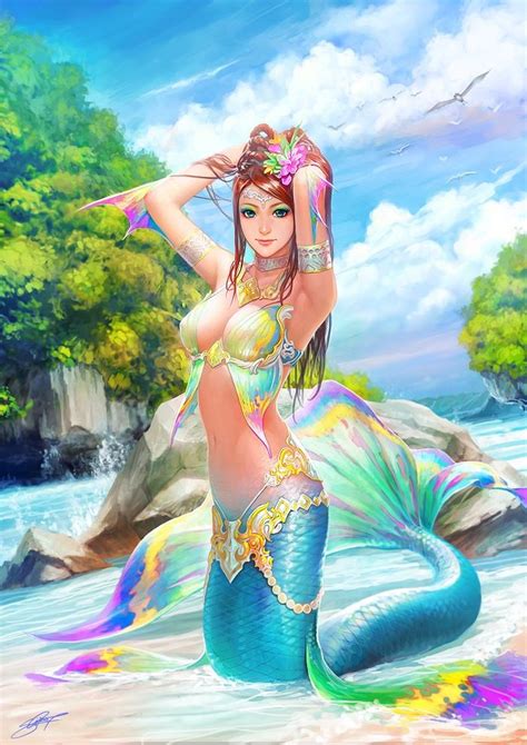 Sexy Mermaid Fantasy And Science Fiction Pinterest