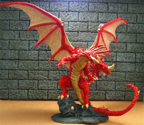 89001 Pathfinder Red Dragon Bones Show Off Painting Reaper