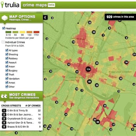 Trulia Crime Maps Own Thrillist Austin