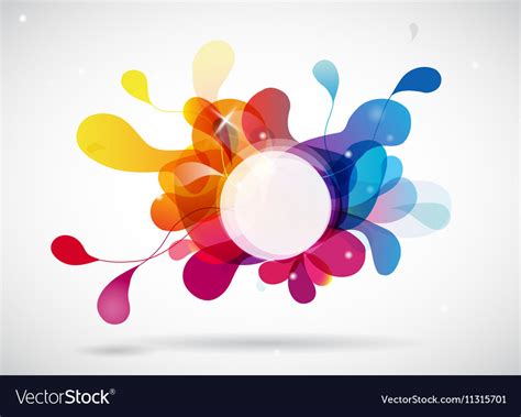 Abstract Colored Background With Circle Royalty Free Vector